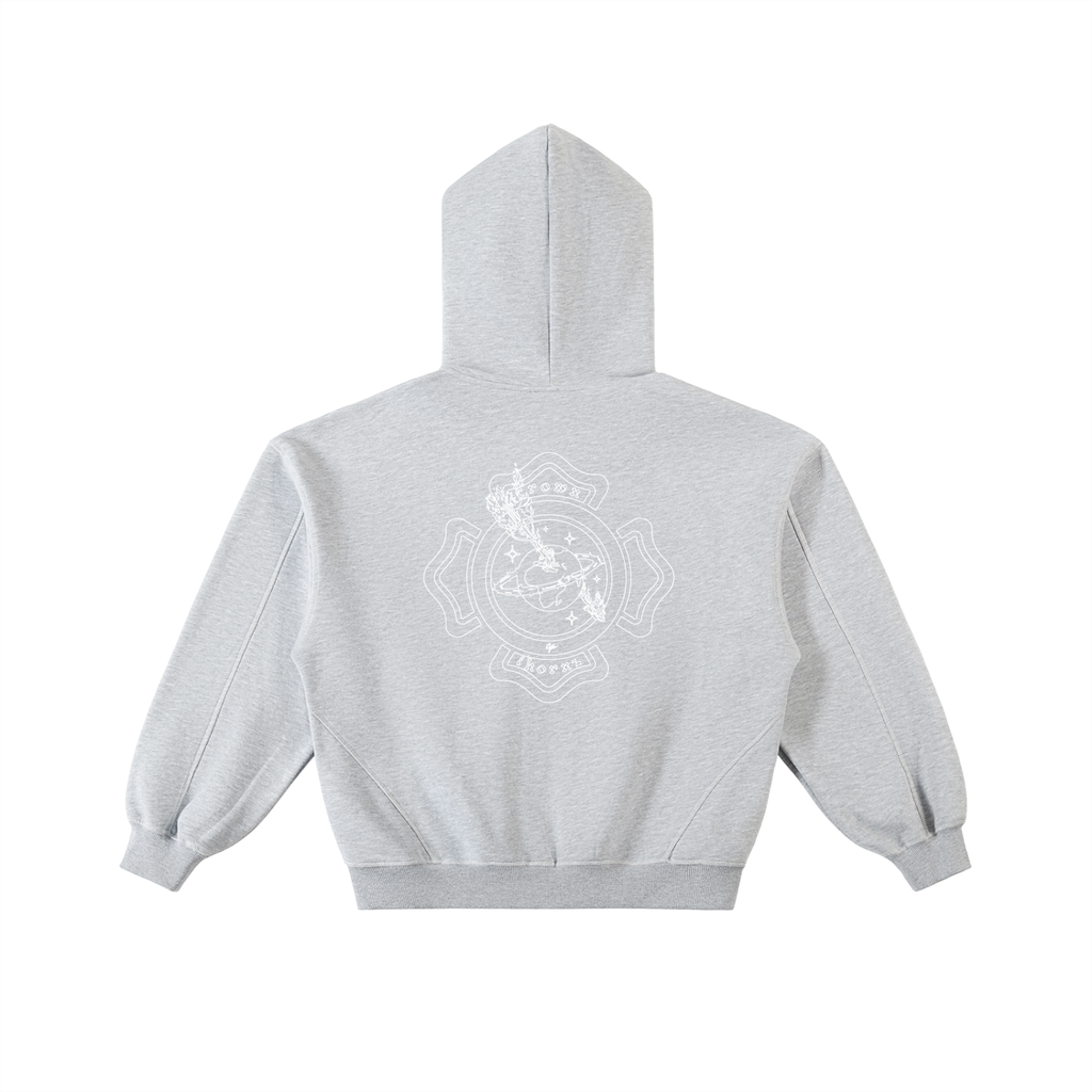 Crown Of Thornz Fleece Zip Hoodie