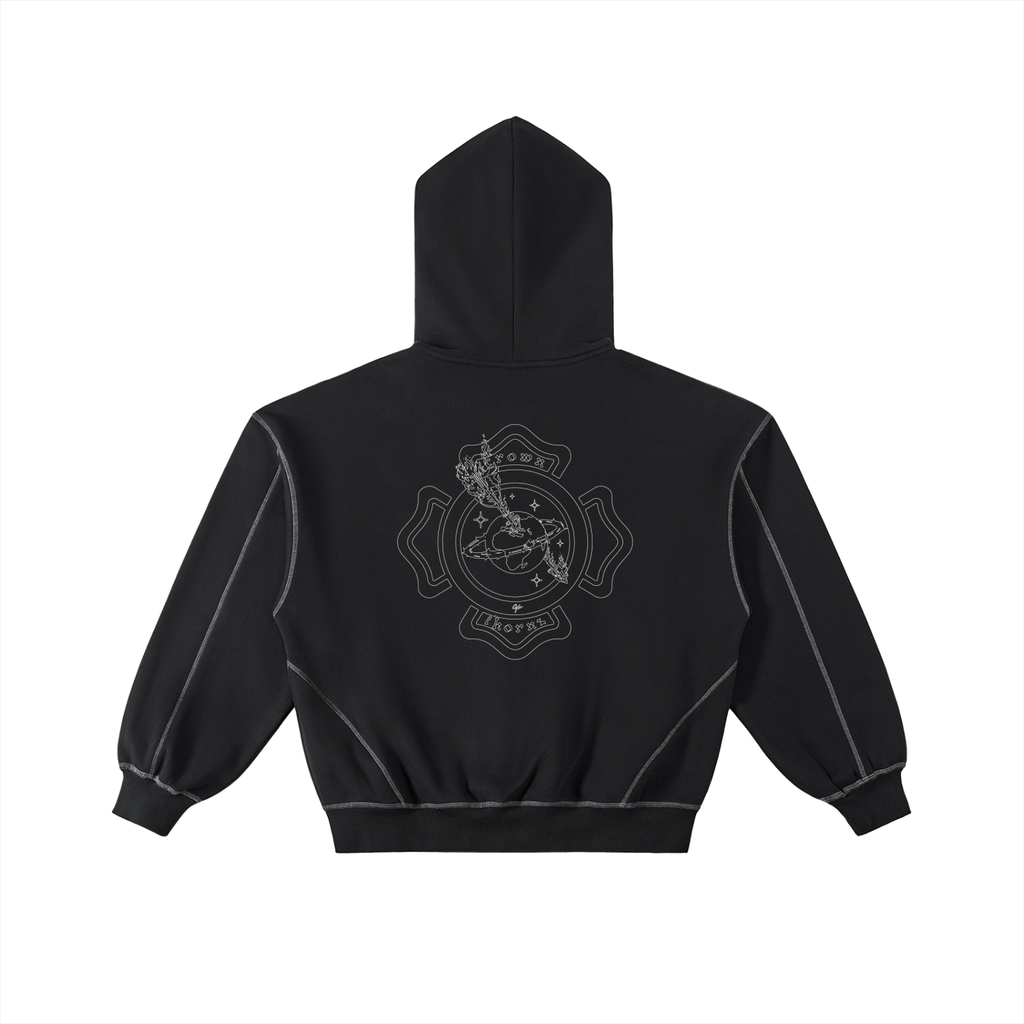 Crown Of Thornz Fleece Zip Hoodie