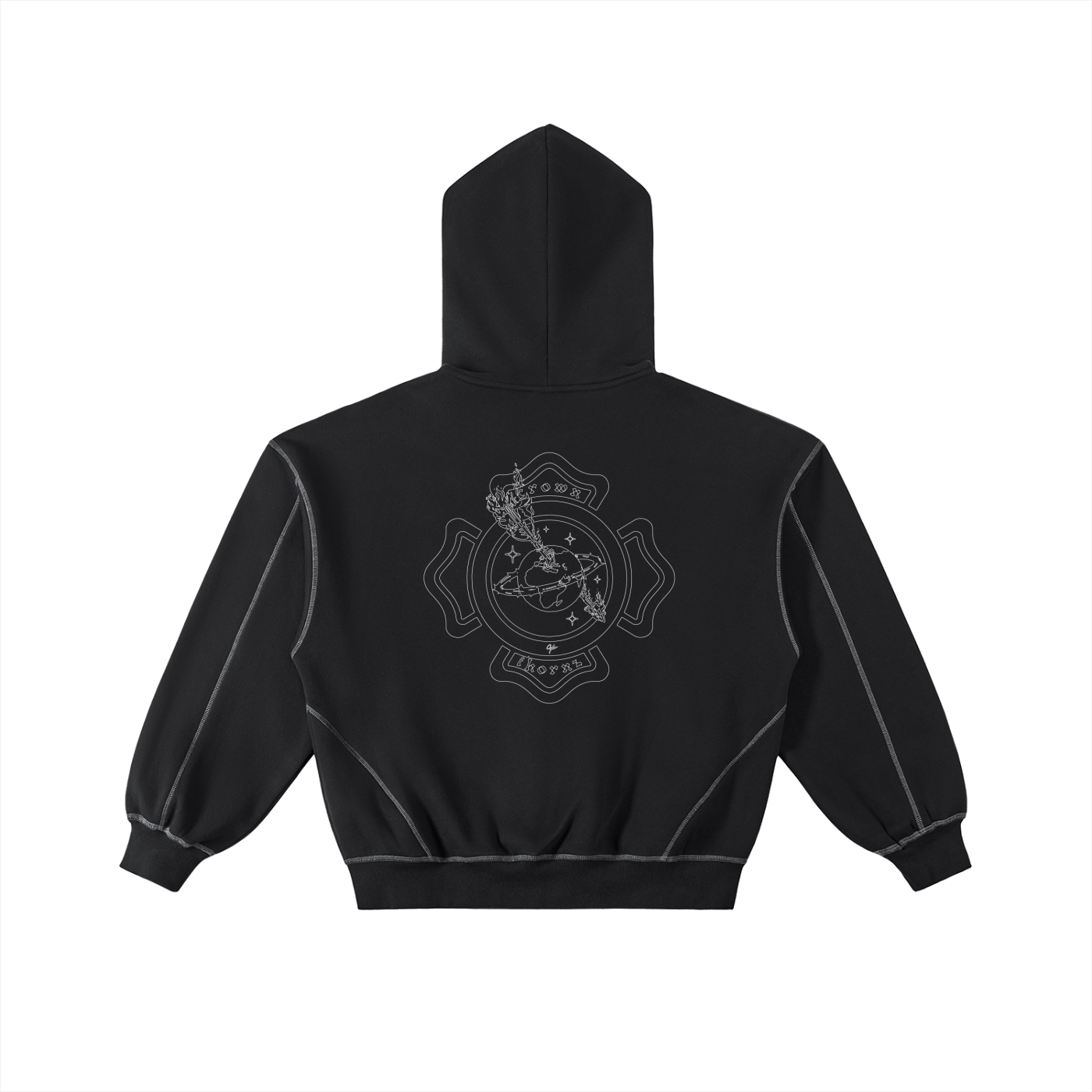 Crown Of Thornz Fleece Zip Hoodie